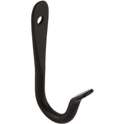 Item 714303, Wrought iron hook ideal for hanging plants and decorations.