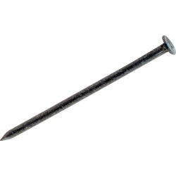 Item 715051, Thinner smooth shank than common nail, reduces wood splitting. Flat head.
