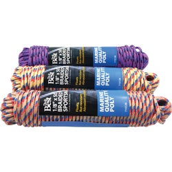 Item 715126, Marine quality polypropylene rope. Rot-resistant and abrasion-resistant.