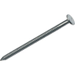 Item 715360, Bright, diamond point, ring shank with slightly countersunk head for laying