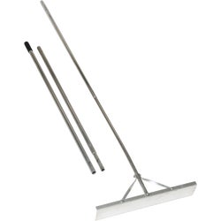 Item 715478, S500 Industrial aluminum roof rake removes snow from your roof while you 