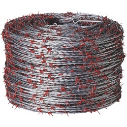 Item 716416, Galvanized double wire with barbs designed for security and containment.