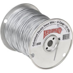 Item 718351, Smooth electric fence wire is strong enough to resist breaking on long 