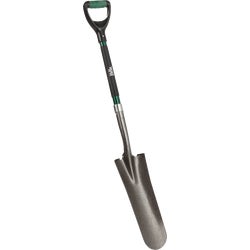 Item 718578, Drain spade has a 16-gauge, powder coated carbon steel blade with steel 