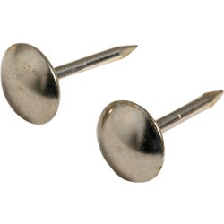 Item 720223, Nickel-Plated Round Head Furniture Nails can be used to trim furnishings 