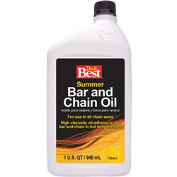 Item 720441, Do it Best SAE 40 bar and chain oil is designed to prevent rusting and 