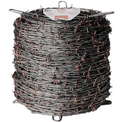 Item 720928, Galvanized double wire with barbs designed for security and containment.