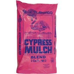 Item 721603, Cypress mulch blend, used as a ground and bed cover.