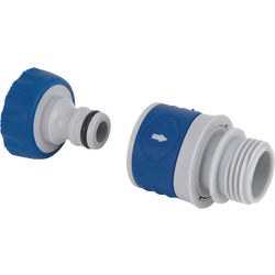 Item 723118, Faucet quick connector set. Eliminates time consuming On/Off threading.