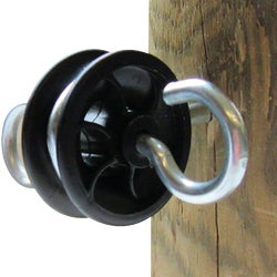 Item 723561, Screw-in style wood post gate anchor.