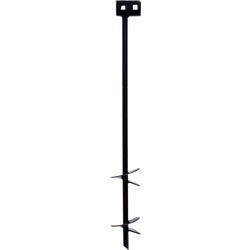 Item 723664, Earth anchor design for use with a tie down strap, bolt and stabilizer 