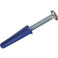 5061 Hillman PHP SMS Blue Conical Plastic Anchor