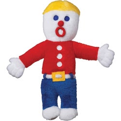 Item 732724, Mr. Bill dog toy says Ohhh Noooo when squeezed. Ideal for playing fetch.