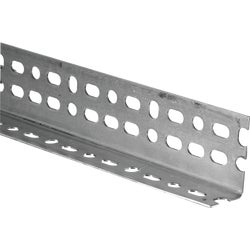 Item 732966, Slotted offset angles are ideal for garage doors, shelving, tool racks, 
