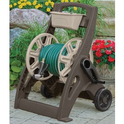 Item 734519, Hosemobile hose reel cart features sturdy resin construction and comes 
