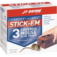 144N JT Eaton Stick-Em Covered Mouse Trap