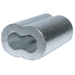Item 738573, Durable aluminum cable ferrules. For use with swage tool Model No.
