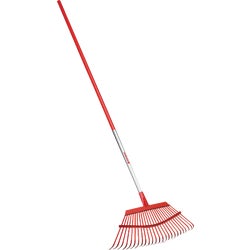 Item 739286, This leaf/lawn rake has tempered spring steel for greater durability and 
