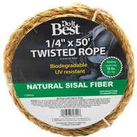 739954 Do it Best Twisted Sisal Packaged Rope