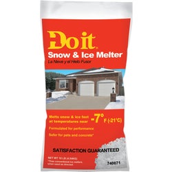Item 740871, Ice melt ideal for de-icing driveways, sidewalks, steps, and parking lots.