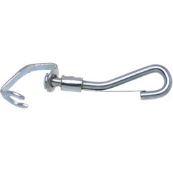 Item 743397, Open eye spring snap. Features a convenient swivel design. 3-3/4-inch.