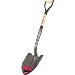 Item 744519, Round point shovel can be used for construction and landscaping work.