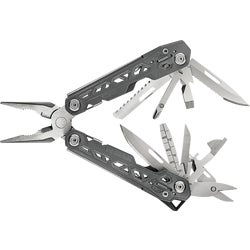 Item 745107, All-inclusive, professional grade multi-tool with 17 tools in a size-