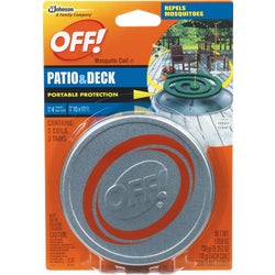 Item 745144, OFF! mosquito repellent coil in a water-resistant, crush-resistant, 