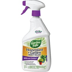 Item 746624, Houseplant and garden insect spray made with natural botanical pyrethrins.