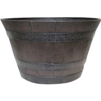 HDR-055464 Southern Patio Traditional Whiskey Barrel Planter