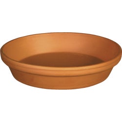 Item 746937, Standard clay flower pot saucer.
