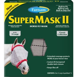 Item 749589, Extra large horse fly mask.