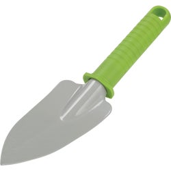 Item 750048, Transplanter has a plastic handle, gray-coated metal blade and 10 In.