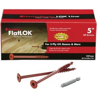 FMFL005-50 FastenMaster FlatLok Engineered Structural Wood Screw