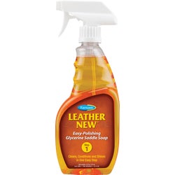 Item 751933, Self-polishing saddle soap cleans, softens, and renews leather.