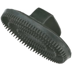 Item 752974, 5-inch tough rubber curry comb with rubber palm handle.