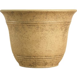 Item 753630, The Sierra planter combines the graceful curves and weathered texture of 