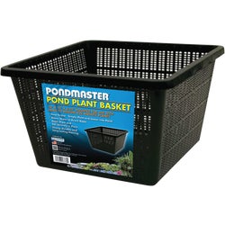 Item 755641, 10-inch square plant basket. Keeps plants and roots in control.