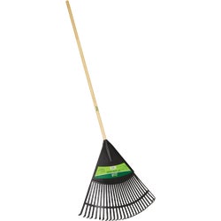 Item 756211, Poly leaf rake with curved polypropylene head. 48 In.