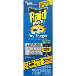Item 756284, Raid Fumigator creates a deep-penetrating fog that flushes bugs out from 