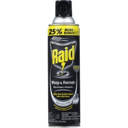 Item 756328, Raid wasp and hornet killer sprays up to 22 feet to kill wasps, hornets, 