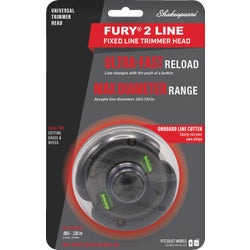 Item 757331, The Shakespeare Fury 2 Line Trimmer Head replacement allows for less stops 