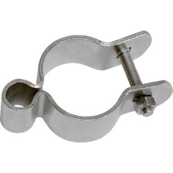 Item 759823, Gate hinge clamp ideal for a variety of chain link fence applications.