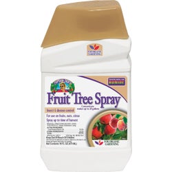 Item 760224, A complete liquid fruit tree spray containing Captan, Malathion, Carbaryl, 