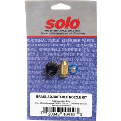 Item 760225, Replacement adjustable brass nozzle kit.