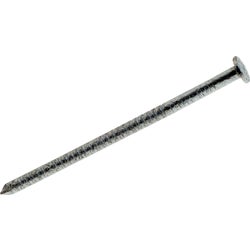 Item 762540, Ring shank deck nail for exterior use.