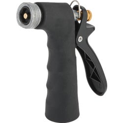 Item 763802, Full size metal, comfort-grip, and threaded front nozzle for attachments.