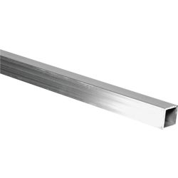 Item 764319, Aluminum square tubes are great for fence repairs, key stock, handles and 