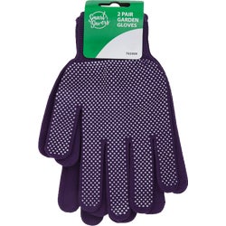 Item 765909, Smart Savers 2 pair cotton garden gloves with PVC palm for a reliable grip