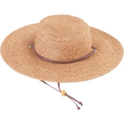 Item 767934, Wide brimmed, braided sun hat.